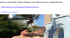 Desktop Screenshot of liksjeans.com.br